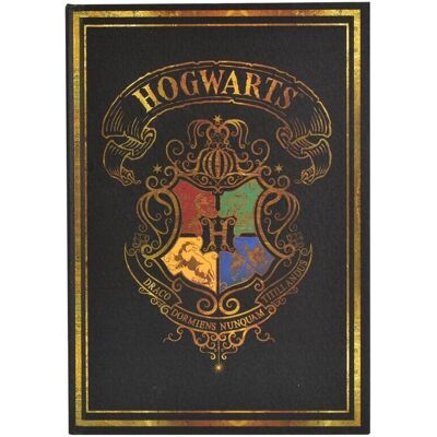 Blue Sky Heft + Block, Harry Potter - Carnet A5 noir avec l'emblème de Poudlard (A5, Harter Einband) Blue Sky Heft + Block, Harry Potter - Carnet A5 noir avec l'emblème de Poudlard (A5, Harter Einband)
