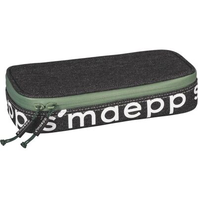 Brunnen, Etui, Schlampermäppchen s'maepp urban classic schwarz/grün, 22,0 x 11,0 cm Brunnen, Etui, Schlampermäppchen s'maepp urban classic schwarz/grün, 22,0 x 11,0 cm