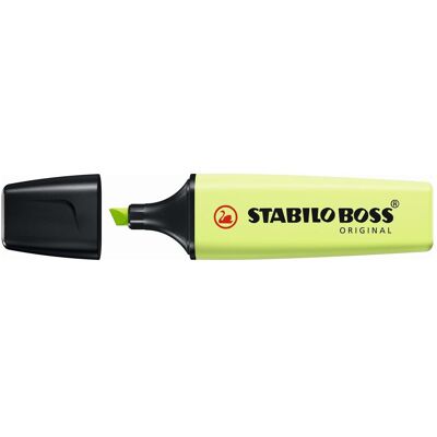 STABILO Boss Pastell Textmarker - Limette - 1 Stück - Markierungsstift STABILO Boss Pastell Textmarker - Limette - 1 Stück - Markierungsstift