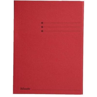 Esselte Mappe, Flügelmappe 1033315 Folio Karton 240 mm x 318 mm Rot (A4) Esselte Mappe, Flügelmappe 1033315 Folio Karton 240 mm x 318 mm Rot (A4)