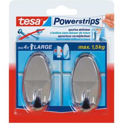 tesa, Klebehaken + Klebenagel, Powerstrip-System-Haken tesa, Klebehaken + Klebenagel, Powerstrip-System-Haken