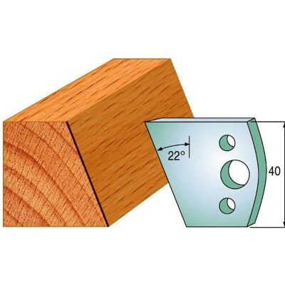CMT, Cutter, 691.001 Gegenmesserpaar Höhe 40 mm Nummer 1 CMT, Cutter, 691.001 Gegenmesserpaar Höhe 40 mm Nummer 1