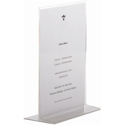 Deflecto, Prospektständer, Tischaufsteller gerade A4 Hochformat (A4) Deflecto, Prospektständer, Tischaufsteller gerade A4 Hochformat (A4)