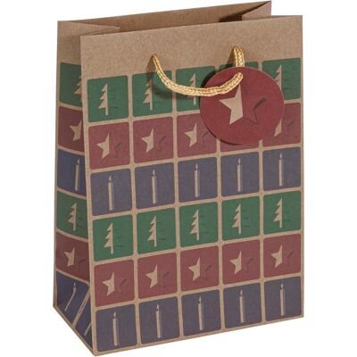 Sigel, Geschenkverpackung, Weihnachts-Geschenktte Cut-out style, klein (1x) Sigel, Geschenkverpackung, Weihnachts-Geschenktte Cut-out style, klein (1x)