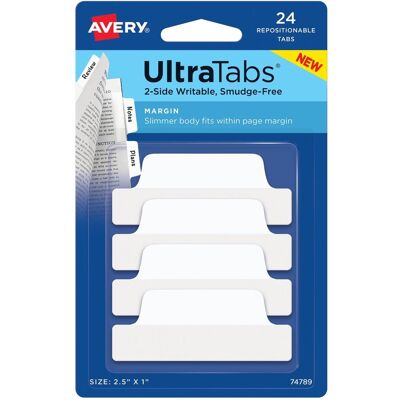 Avery Haftnotiz, Haftstreifen (63.50 x 25.40 mm) Avery Haftnotiz, Haftstreifen (63.50 x 25.40 mm)