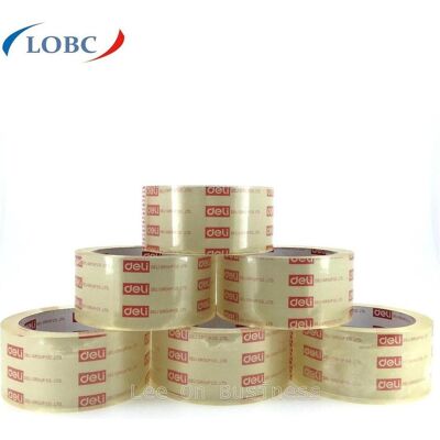 Deli Klebeband, Packband 48mm x 66m transparent 6 Stück (48 mm) Deli Klebeband, Packband 48mm x 66m transparent 6 Stück (48 mm)