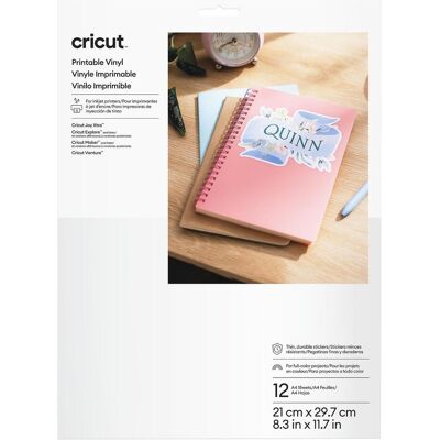Cricut XTR PTBL VINYL WHITE A4 (12) Cricut XTR PTBL VINYL WHITE A4 (12)