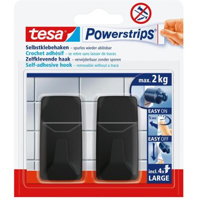 tesa, Klebehaken + Klebenagel, Powerstrips Large tesa, Klebehaken + Klebenagel, Powerstrips Large