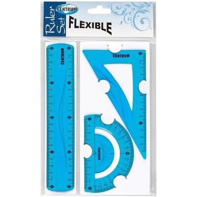 Centrum Lineal, Flexibles geometrisches Set 86917 assortiert (20 cm, Kunststoff) Centrum Lineal, Flexibles geometrisches Set 86917 assortiert (20 cm, Kunststoff)