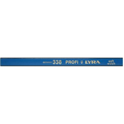 Lyra, Bleistift, 338 Profi Tischlerbleistift / Zimmermannsbleistift (mittel) Länge 180 mm (Mittel, 100x) Lyra, Bleistift, 338 Profi Tischlerbleistift / Zimmermannsbleistift (mittel) Länge 180 mm (Mittel, 100x)