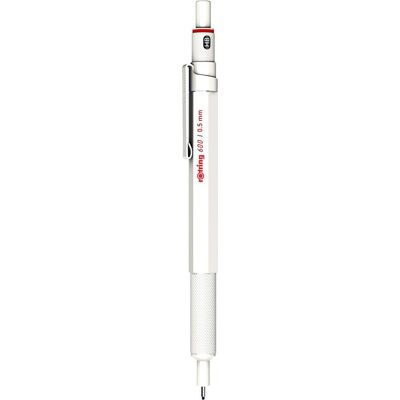 Rotring, Bleistift, 600 Feinminenstift metallic-perlweiss 0,5 mm (0.50 mm, HB, 12x) Rotring, Bleistift, 600 Feinminenstift metallic-perlweiss 0,5 mm (0.50 mm, HB, 12x)