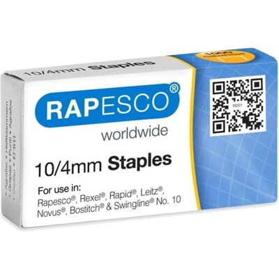 Rapesco Büroklammer, Heftklammer No.10, 20 x 20000 Stück (20000x) Rapesco Büroklammer, Heftklammer No.10, 20 x 20000 Stück (20000x)