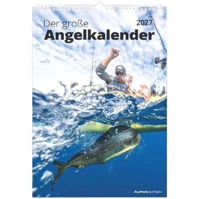 Alpha Edition, Kalender, Der grosse Angelkalender 2027 (A3) Alpha Edition, Kalender, Der grosse Angelkalender 2027 (A3)