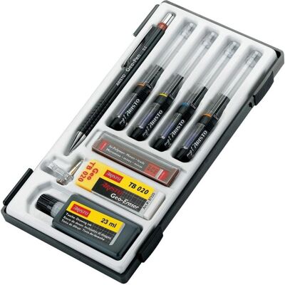 Aristo Schreibstifte, Tuschefüller Kassette MG1 (4x) Aristo Schreibstifte, Tuschefüller Kassette MG1 (4x)