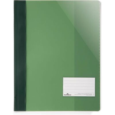 Durable, Mappe, 25 Schnellhefter Kunststoff grün DIN A4 überbreit (A4+) Durable, Mappe, 25 Schnellhefter Kunststoff grün DIN A4 überbreit (A4+)