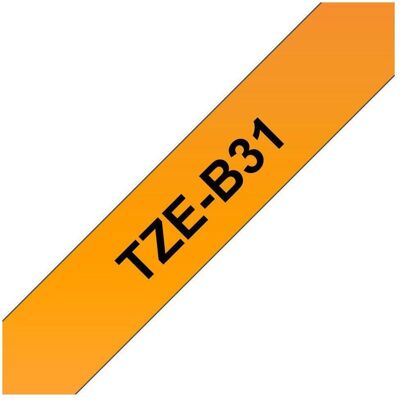Brother Beschriftungsband, Tze-B31 (1.20 cm, Schwarz) Brother Beschriftungsband, Tze-B31 (1.20 cm, Schwarz)