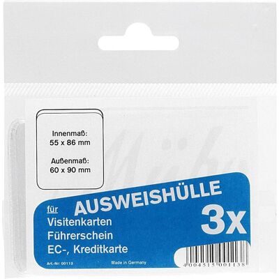 10x Müboplast, Mappe, Ausweishüllenset (3x) 10x Müboplast, Mappe, Ausweishüllenset (3x)