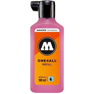 Molotow, Ersatzpatronen + Tintenfass, Nachfülltinte One4All für Permanentmarker 180ml neonpink (Pink, 180 ml) Molotow, Ersatzpatronen + Tintenfass, Nachfülltinte One4All für Permanentmarker 180ml neonpink (Pink, 180 ml)
