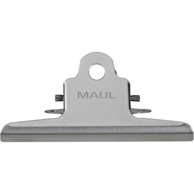 2x Maul, Büroklammer, Montage-Klemmer Edelstahl, 147 mm, 20 mm, silber (2x) 2x Maul, Büroklammer, Montage-Klemmer Edelstahl, 147 mm, 20 mm, silber (2x)