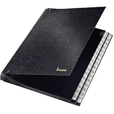 Bene, Mappe, Pultordner 1-31 schwarz (A4, 1x) Bene, Mappe, Pultordner 1-31 schwarz (A4, 1x)