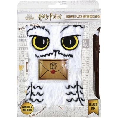 Blue Sky Heft + Block, Harry Potter: Hedwig Plush A5 Notebook and Pen (A5, Liniert, Harter Einband) Blue Sky Heft + Block, Harry Potter: Hedwig Plush A5 Notebook and Pen (A5, Liniert, Harter Einband)