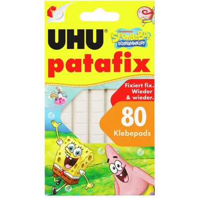 UHU, Fotokleber + Posterkleber, patafix SpongeBob Schwammkopf doppelseitige Klebepads, 1,0 x 1,0 cm, 1 St. UHU, Fotokleber + Posterkleber, patafix SpongeBob Schwammkopf doppelseitige Klebepads, 1,0 x 1,0 cm, 1 St.