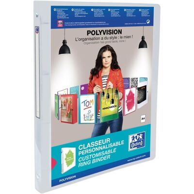 Elba, Ordner, Präsentationsringbuch POLYVISION, 20 mm, transparentes PP, DIN A4, 4-Ring-Abreißvorrichtung, Rückenb (A4, 20 mm, 1 Stk.) Elba, Ordner, Präsentationsringbuch POLYVISION, 20 mm, transparentes PP, DIN A4, 4-Ring-Abreißvorrichtung, Rückenb (A4, 20 mm, 1 Stk.)