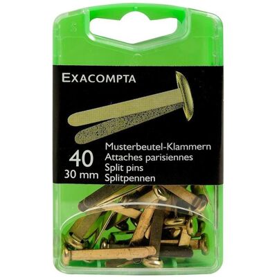 Exacompta Büroklammer, Musterbeutel-Klammern Exacompta Büroklammer, Musterbeutel-Klammern