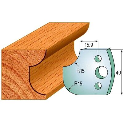 CMT, Cutter, 691.177 Gegenmesserpaar Höhe 40 mm Nummer 177 CMT, Cutter, 691.177 Gegenmesserpaar Höhe 40 mm Nummer 177