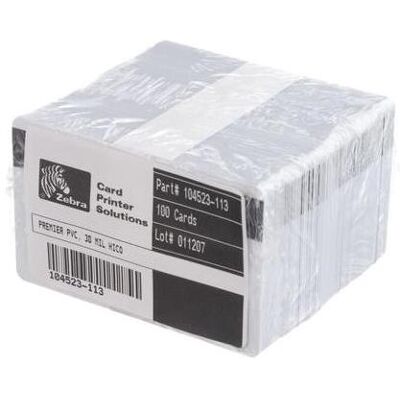 Zebra Etiketten, Pvc Karten Weiss 500 Karten Zebra Etiketten, Pvc Karten Weiss 500 Karten