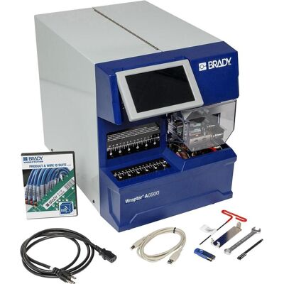 Brady, Etiketten, WRAPTOR-A6500-EU Thermotransferdrucker/Applikator max. Breite 50.8mm 300 dpi - T Brady, Etiketten, WRAPTOR-A6500-EU Thermotransferdrucker/Applikator max. Breite 50.8mm 300 dpi - T