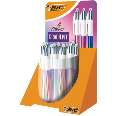 Bic, Schreibstifte, Druckkugelschreiber 4 Colours Gradient, 30er Display (30x) Bic, Schreibstifte, Druckkugelschreiber 4 Colours Gradient, 30er Display (30x)