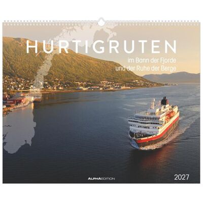 Alpha Edition, Kalender, Hurtigruten 2027 Alpha Edition, Kalender, Hurtigruten 2027