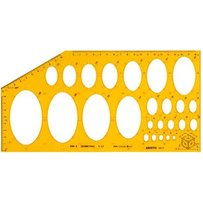 Aristo Lineal, Ellipsenschablone (29.50 cm, Kunststoff) Aristo Lineal, Ellipsenschablone (29.50 cm, Kunststoff)