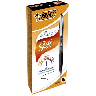 Bic, Schreibstifte, 902133 Schwarz Einziehbare Clip-Biros 12 Stk. (12x) Bic, Schreibstifte, 902133 Schwarz Einziehbare Clip-Biros 12 Stk. (12x)