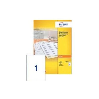 Avery 23521-200 Kopieeretiketten - Rechteckig Weiß 70x37mm Avery 23521-200 Kopieeretiketten - Rechteckig Weiß 70x37mm