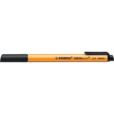 STABILO GREENpoint Fineliner Schwarz - Umweltfreundlich, 0,8 mm STABILO GREENpoint Fineliner Schwarz - Umweltfreundlich, 0,8 mm
