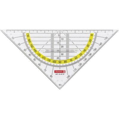 Baier & Schneider, Lineal, Geometrie-Dreieck (16 cm, Kunststoff) Baier & Schneider, Lineal, Geometrie-Dreieck (16 cm, Kunststoff)