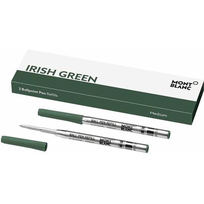 Montblanc, Ersatzpatronen + Tintenfass, Refill Ballpoint M 128217 Irish green 2 Stück (Grün, 0.50 mm, 2 Stk.) Montblanc, Ersatzpatronen + Tintenfass, Refill Ballpoint M 128217 Irish green 2 Stück (Grün, 0.50 mm, 2 Stk.)