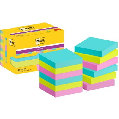 3M Haftnotiz, Super Sticky Notes Cosmic Collection (47.60 x 47.60 mm) 3M Haftnotiz, Super Sticky Notes Cosmic Collection (47.60 x 47.60 mm)