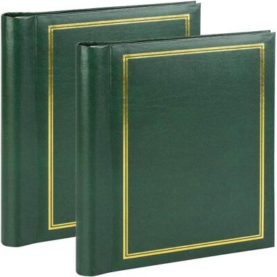 Victoria Fotoalbum, Album SA40S Magnetic 40psl Classic, green 2pcs (27.80 x 20 cm) Victoria Fotoalbum, Album SA40S Magnetic 40psl Classic, green 2pcs (27.80 x 20 cm)
