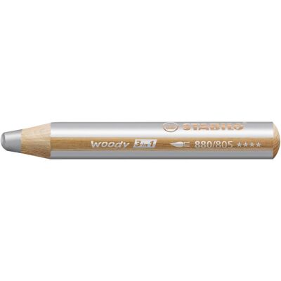 STABILO Woody 3-in-1 Silber - Buntstifte STABILO Woody 3-in-1 Silber - Buntstifte