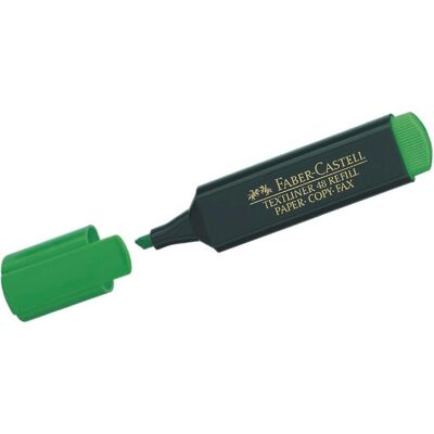 Faber-Castell, Marker, 154863 Textmarker 1 Stück Stumpfe Spitze Grün (1x) Faber-Castell, Marker, 154863 Textmarker 1 Stück Stumpfe Spitze Grün (1x)