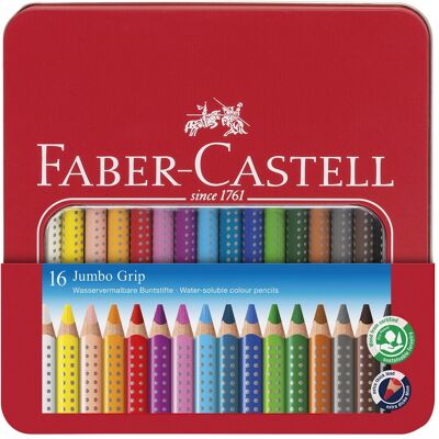 Faber-Castell, Malstifte, Jumbo Grip (16x) Faber-Castell, Malstifte, Jumbo Grip (16x)