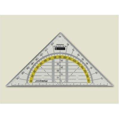 Baier & Schneider, Lineal, Geometrie-Dreieck (Kunststoff) Baier & Schneider, Lineal, Geometrie-Dreieck (Kunststoff)