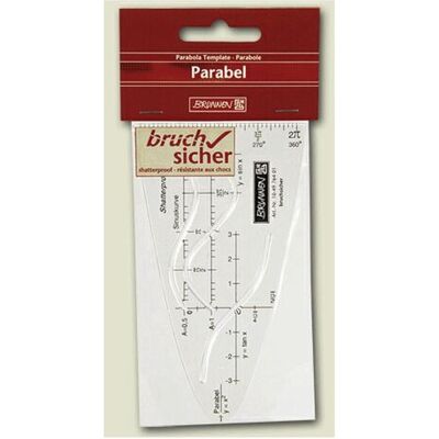 Baier & Schneider, Lineal, Parabel (Kunststoff) Baier & Schneider, Lineal, Parabel (Kunststoff)