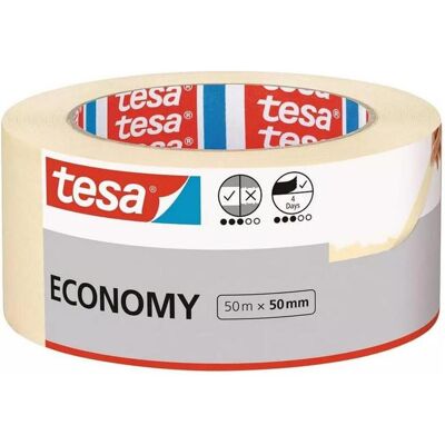 tesa, Klebeband, 6x Malerband ECONOMY Abdeckband, Sechserpack (50 mm) tesa, Klebeband, 6x Malerband ECONOMY Abdeckband, Sechserpack (50 mm)