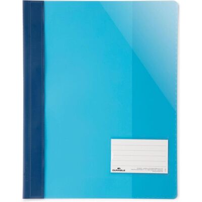 Durable, Mappe, 25 Schnellhefter Kunststoff blau DIN A4 überbreit (A4+) Durable, Mappe, 25 Schnellhefter Kunststoff blau DIN A4 überbreit (A4+)