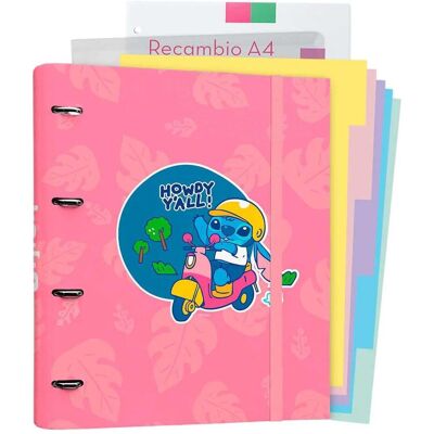 Disney Ordner, Grupo Erik CARPEBLOCK 4 Rings Premium Stitch (A4, 1 Stk.) Disney Ordner, Grupo Erik CARPEBLOCK 4 Rings Premium Stitch (A4, 1 Stk.)