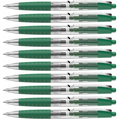 Schneider, Schreibstifte, 10 Gelion+ Gelschreiber grün/schwarz (10x) Schneider, Schreibstifte, 10 Gelion+ Gelschreiber grün/schwarz (10x)
